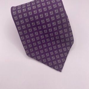 Ralph Lauren Purple Checkered Men's Tie